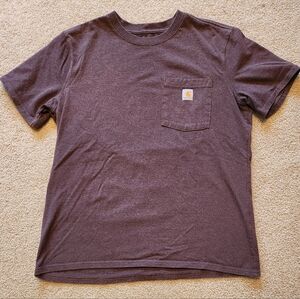 Carhartt Women's Loose Fit Heavyweight Pocket T-Shirt - Size L (12-14)